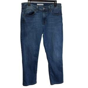 Fidelity Jimmy Women’s Jeans Size 34 Medium Wash Slim Straight Premium Denim